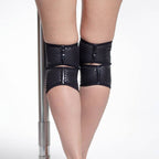 Queen Wear - Sleek Black Grip - Pole Dance Knee Pads - Perfect Woman Protection For Pylon Ballet Modern Dance And Indoor Sports