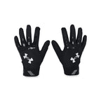 Under Armour Womens Radar Softball Gloves , (001) Black / Black / White , X-Large