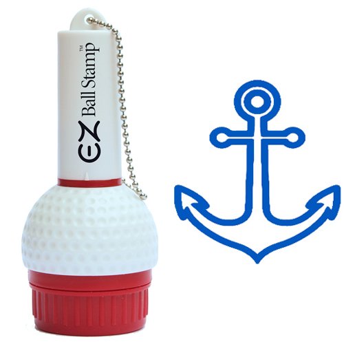 Promarking Ezballstamp Golf Ball Stamp - Blue Anchor