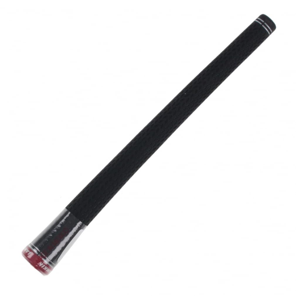 Lamkin Crossline 360 Golf Club Grip, Standard, .60 Round, For Maximum Feel and Stability, Black/Red