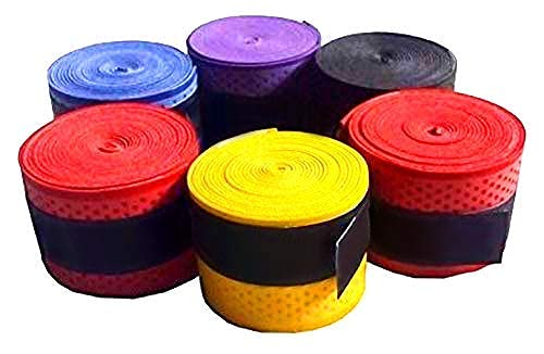 Gmefvr Badminton Tennis Racket Over Grip For Anti Slip And Absorbent Grip  2 And 4Pc, Multicolor (2)