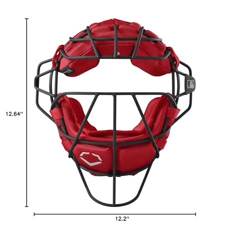 EvoShield Srz CatcherS Facemask - Scarlet, One Size