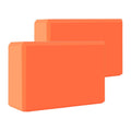 Bnf 2X Yoga Blocks Anti Slip Yoga Prop Accessories for Indoor Sports Gym Fitness Orange Sporting Goods | Fitness, Running & Yoga