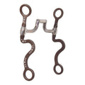 Billy Royal Pro Correction Horse Bit with Silver Dots Square Mouth | Advanced Level Horse Bit | Unique Hinged Square Port with R