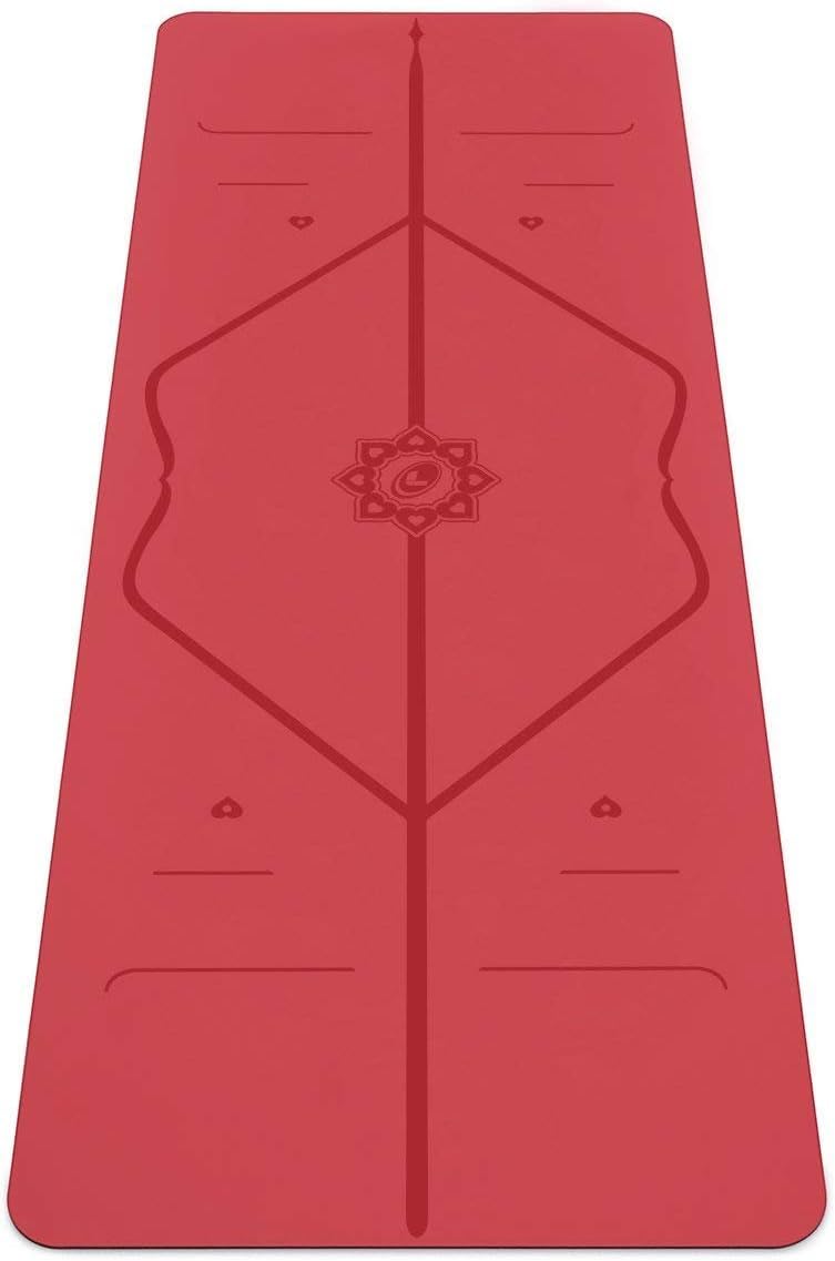 Liforme Love Travel Yoga Mat- Free Yoga Bag, Patented Alignment System, Warrior-Like Grip, Non-Slip, Eco-Friendly, Ultra-Lightwe