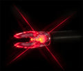 Nockturnal FIT Universal Size Red Lighted Nock