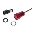 Rockshox Rebound Adjuster Knob/Bolt Kit Aluminum Red Short
