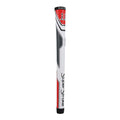 Superstroke Traxion Tour Golf Club Grip, White/Red/Gray (Standard) | Advanced Surface Texture That Improves Feedback And Tack | 