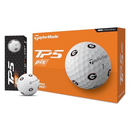TaylorMade Golf 2024 TP5 PIX Georgia Golf ONE Dozen Golf Balls