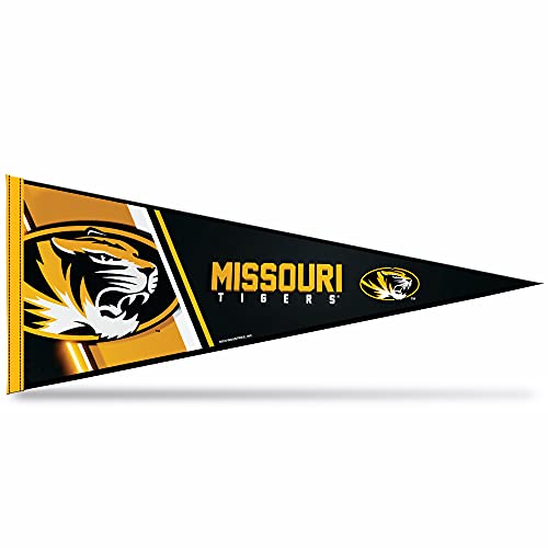 Rico Industries Ncaa Missouri Tigers Primary 12'' X 30'' Felt Wall D  Cor Pennant - Great For Home/Bed Room/Man Cave D  Cor