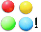 8.5 Inch Playground Balls Red, Blue, Green And Yellow! (12 Pack, Red,Blue,Green,Yellow)