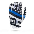 Bg Bender Golf Glove  Wear On Left  (Blue Line, Mens Medium)