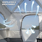 Redcamp Canopy Camping Tent For Pop Up Canopy Tent, Inner Tent With Mesh Window, Converts Straight Leg 10'X10' Or 10'X20' Canopy