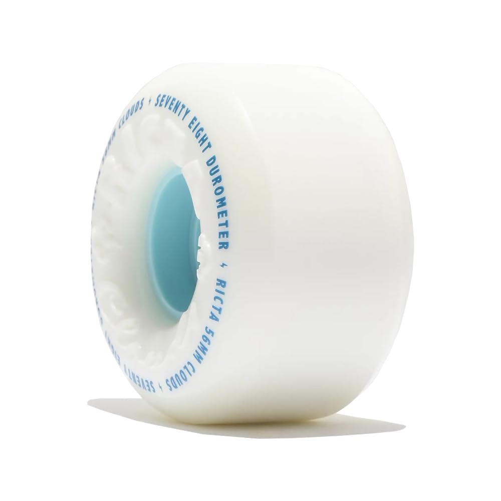 Ricta 56Mm Clouds White 78A Skateboard Wheels - White