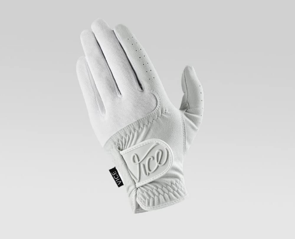 Vice Golf Vice Duro Glove Left (L) New Duro Glove Left Hand (L)- White, Large (Viceduro-L)