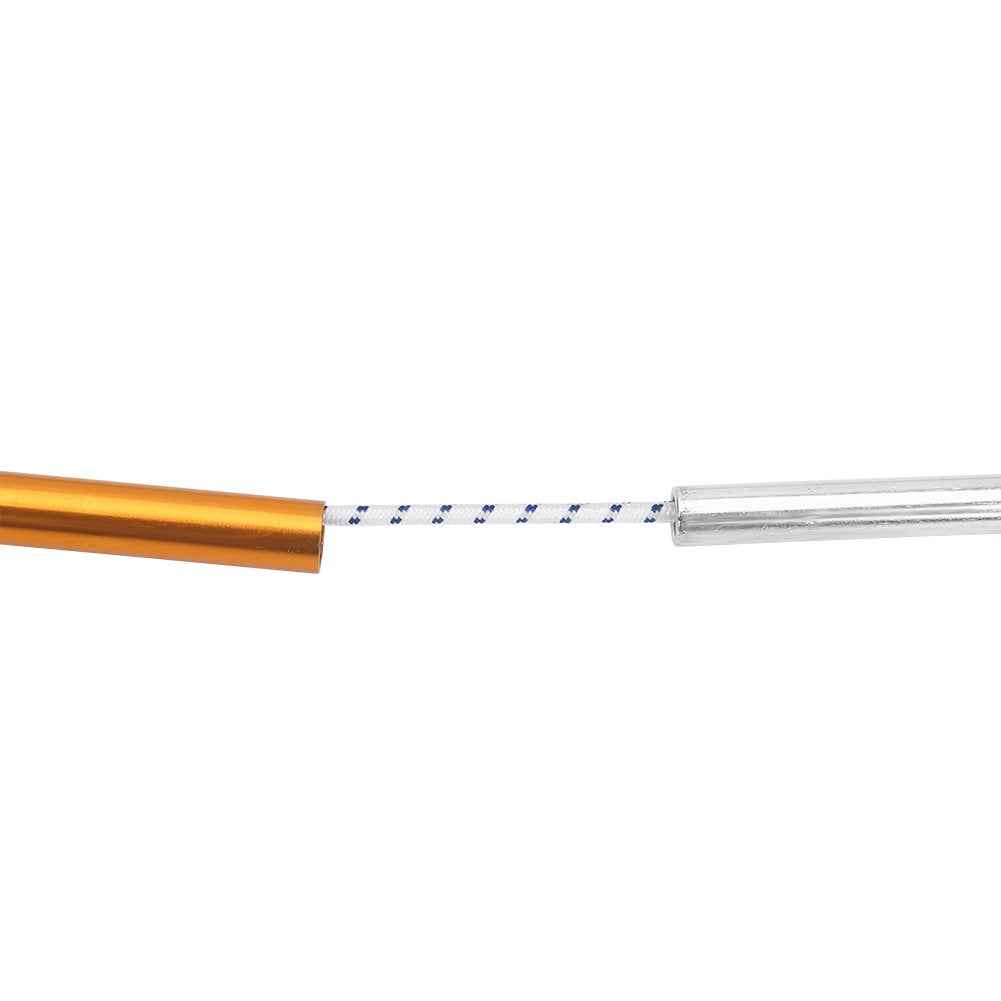 Tent Poles Replacement, Lightweight Tent Pole Repair Kit -24 Sections Aluminum Alloy Anti-Uv Windproof Waterproof Tent Poles Awn