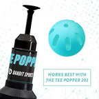 Bandit Sports Tee Popper Plastic Baseballs, Made of Impact-Resistant and Rebounding Material, Perfect Practice Baseballs for Bas