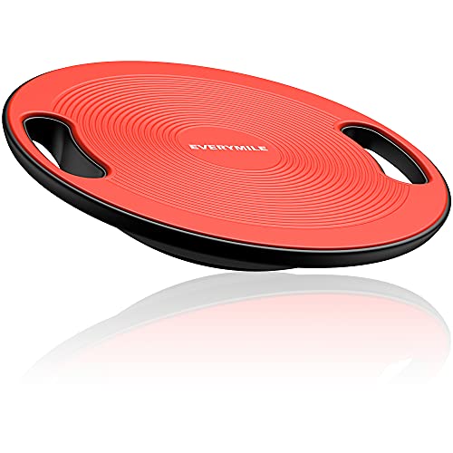 Everymile Wobble Balance Board, Exercise Balance Stability Trainer Portable With Handle For Workout Core Physical Therapy & Gym 