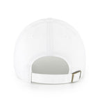 '47 New York Yankees Ballpark Clean Up Dad Hat Baseball Cap - White/Pink Bottom