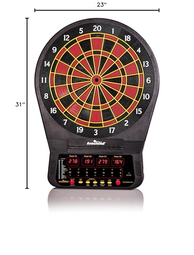 Arachnid Cricket Pro 650 Electronic Dartboard With Micro-Thin Dividers - Available With Optional Wood Dartboard Cabinet