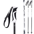 Ski Poles Graphite Carbon Composite - Zipline Lollipop U.S. Ski Team Official Supplier (Black Liquorice, 46'' In./117 Cm)