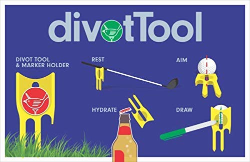Birdicorn Divot Tool (Black W/Ball Marker)