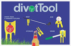 Birdicorn Divot Tool (Blue W/Ball Marker)