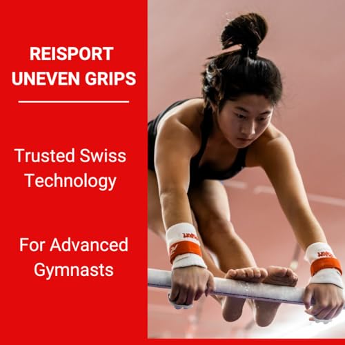 Reisport Women'S Gymnastic Grips Uneven Double Buckle Bar Grips, No Slip Fit, Xx-Small, X-Small, Small, Medium, Large, X-Large,