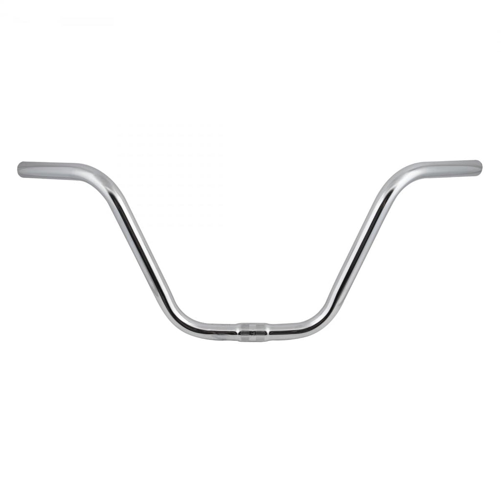 Wald 870 Hi-Rise Cruiser Bike Handlebar (24.5-Inches Wide, Chrome, 9.5-Inch Rise)