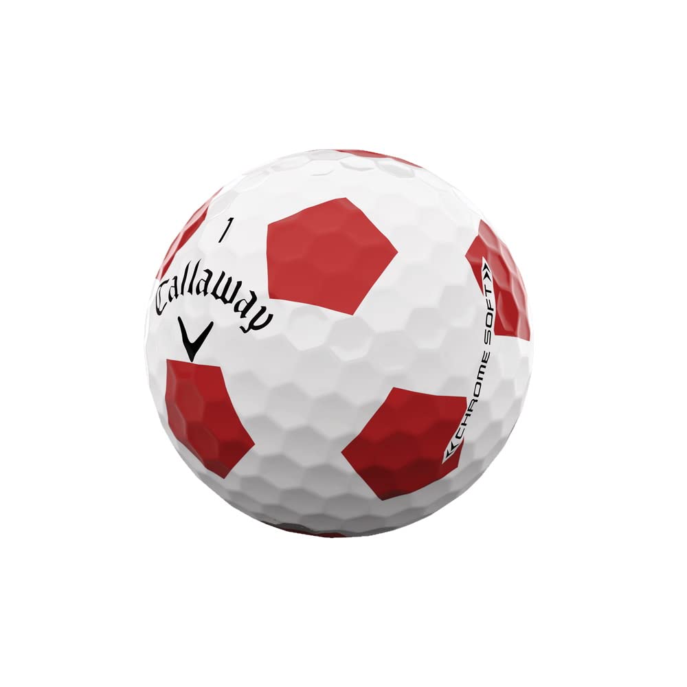 Callaway Golf 2022 Chrome Soft Golf Balls, Whitered Truvis
