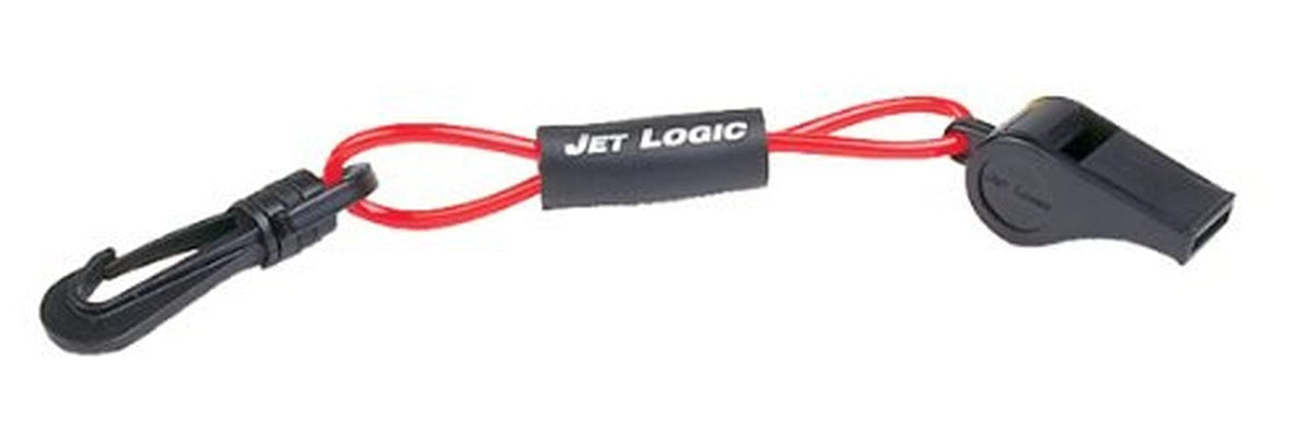 Whistle With Lanyard, Red/Black