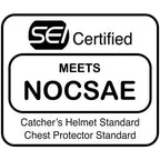 All-Star System 7 Axis Youth Two Tone Catchers Set, Blackorange
