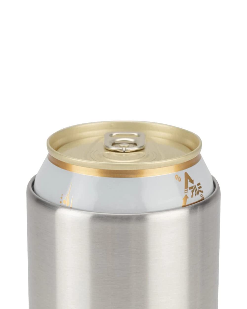 Snow Peak Shimo Can Cooler Vacuum-Insulated To Keep Canned Beverages Cold