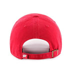 Ncaa Wisconsin Badgers Mens '47 Clean Up Adjustable Hat'47 Clean Up Adjustable Hat, Team Color, One Size