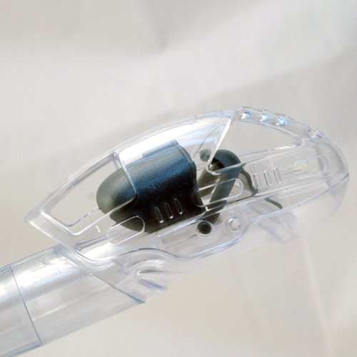 Promate Ultra Dry Diving Snorkel With Signal Whistle, Green, One Size (Sk890)