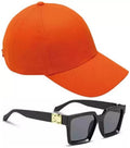 Selloria Acrylic A Adjustable Unisex Cap Quick Drying With Black Sunglass Sun Hat For Activites Sports Baseball Hat For Men Wi A