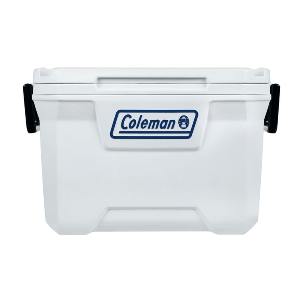 Coleman Classic Series 52Qt Marine Cooler, Fully Insulated Lid & Body Keeps Ice Up To 3 Days, Holds Up To 80 Cans