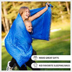 Sleeping Bags Bulk 10 Pack Envelope Sleeping Bags, 4 Seasons Warm Or Cold Lightweight Indoor Outdoor Sleeping Bags For Adults, B