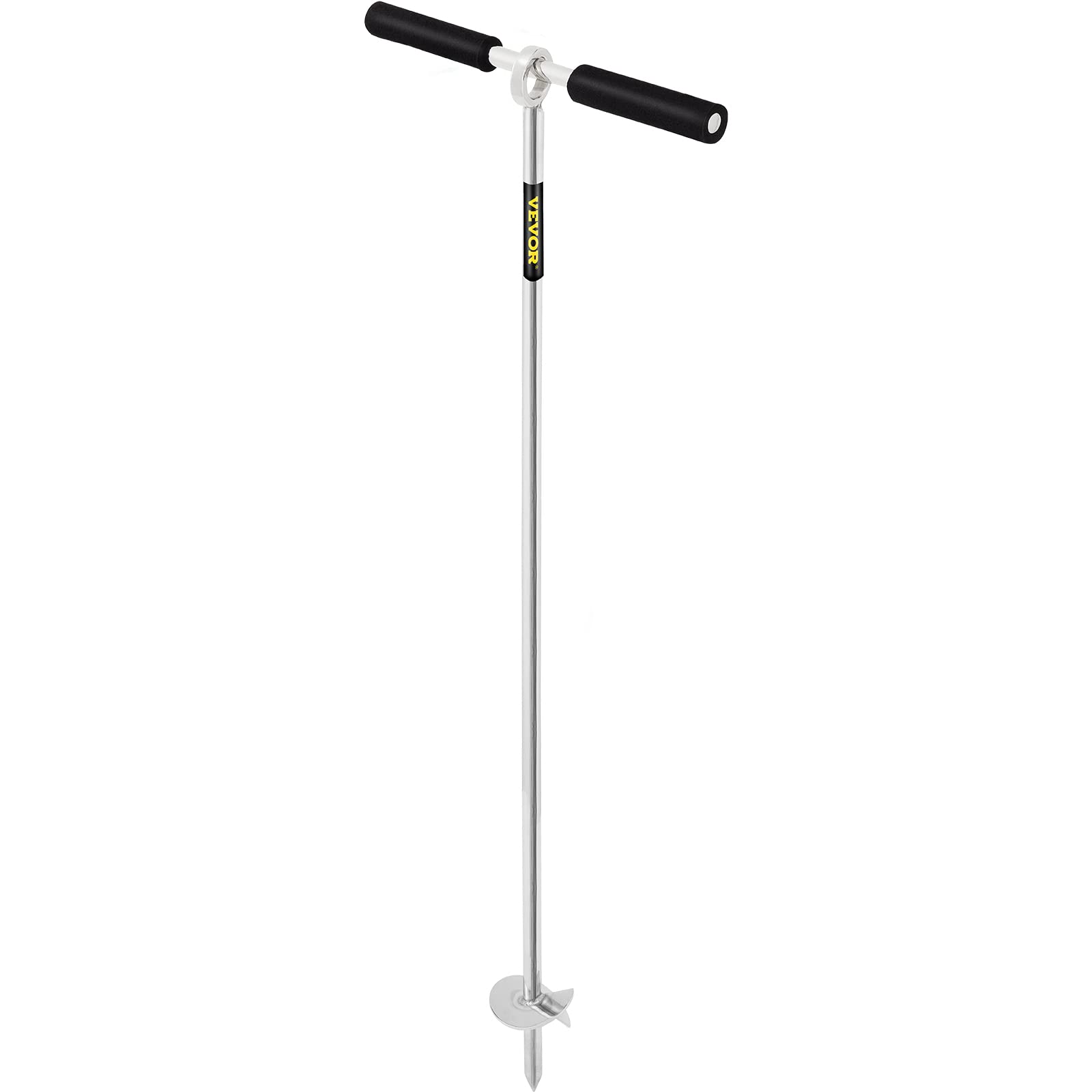 Vevor Sand Anchor, 36'' Length Auger To The Beach And Sandbar, 316 Stainless Steel Screw Anchor W/Removable Handle, Bungee Line
