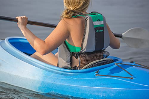 Onyx Movevent Dynamic Paddle Sports Life Vest, Aqua, M/L