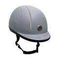 TuffRider Starter Basic Horse Riding Helmet | Comfortable Protective Equestrian Head Gear - SEI Certified - Glacier Gray -S