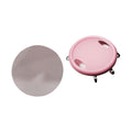 CALANDIS Abdominal Trainer Roller Disc with Knee Pads for Men Women Home Use Exercise Pink | Abdominal Exercisers | Fitness Equi