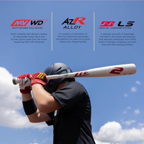 Marucci CATX2 Senior League Bat, 2 3/4 Barrel, -10 Drop, USSSA, Balanced