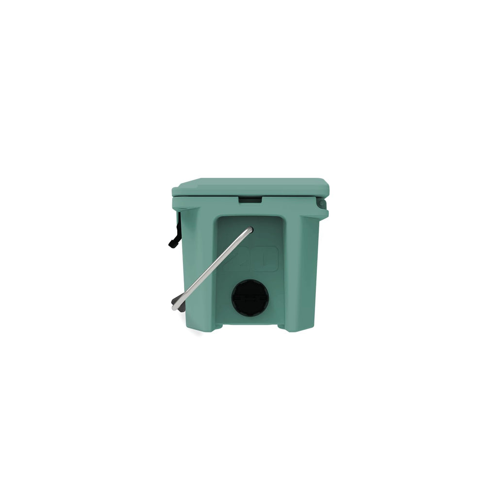 Grizzly 20 Cooler  20 Qt Ice Chest Durable Rotomolded Insulated  Made In Usa  Warranty For Life  For Beach Boat Camping Fishing