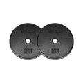 Yes4All Standard 1-Inch Cast Iron Weight Plates - 10Lbs Pair