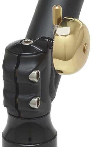 Mirrycle Incredibell Spring Bike Bell, Brass, 1 18-Inch