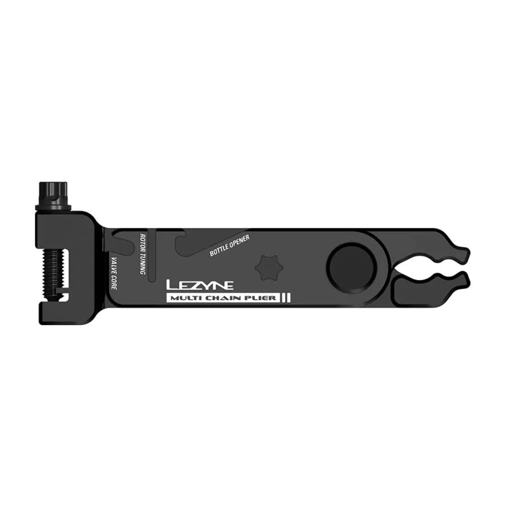 Lezyne Multi-Chain Bicycle Pliers, Chain Link Removal Integrated With Chain Breaker Tool, Valve Core Wrench, Link Storage, All-I