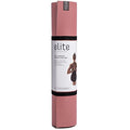 Elite Dual Surface Yoga / Pilates Aeromat W/Strap,  1/4''X24''X72'' - Dusty Rose With Mist
