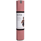 Elite Dual Surface Yoga / Pilates Aeromat W/Strap,  1/4''X24''X72'' - Dusty Rose With Mist
