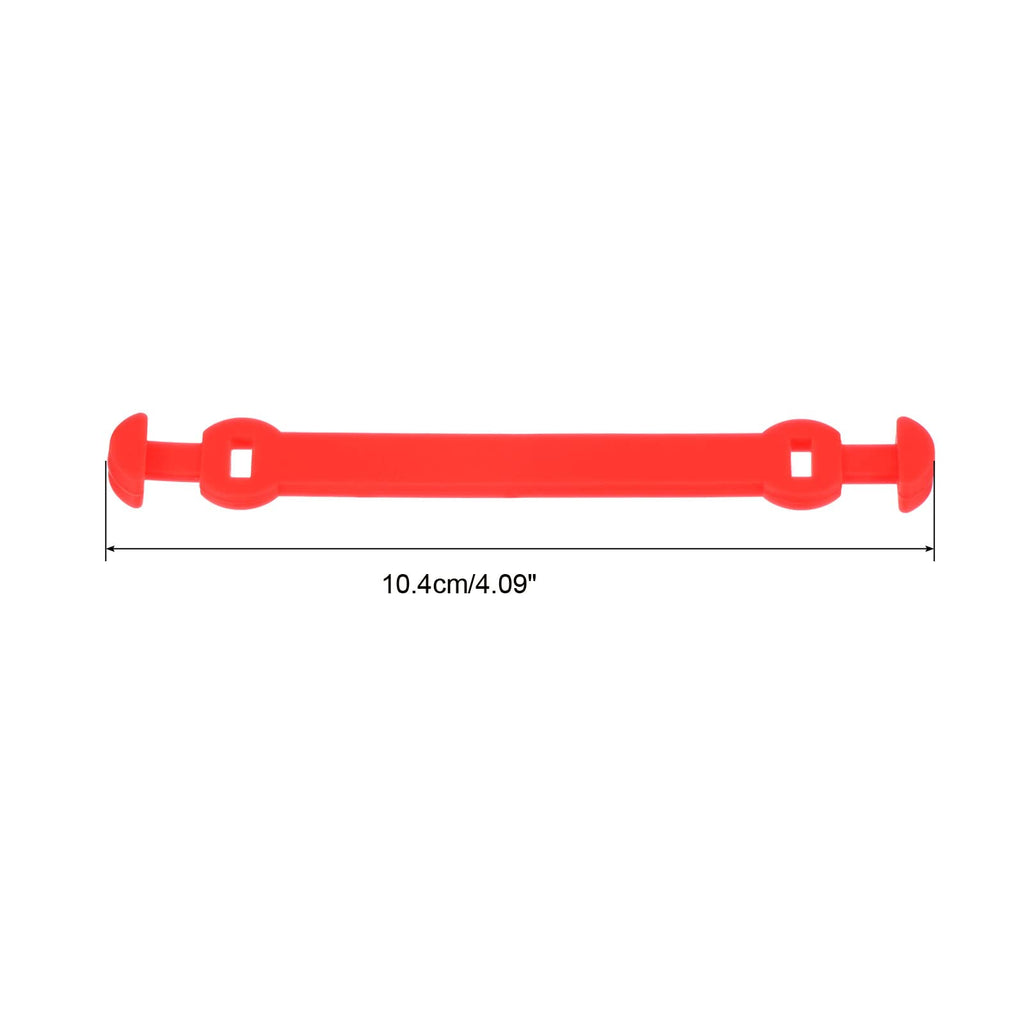 Patikil Tennis Vibration Dampeners, 4 Pack Silicone Racquet Shock Absorber Racket String Damping, Red